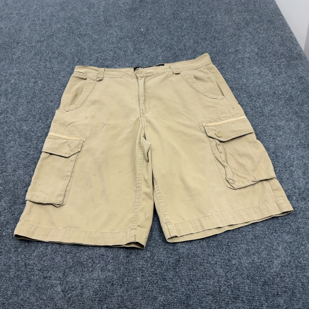 Old Skool Cargo Shorts Mens 38 Tan Cotton Multi‎ Pocket Utility Gorpcore Skater